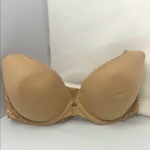 Victoria’s Secret Nude Body by Victoria Racerback Demo Lace Bra Size 32DD 32E